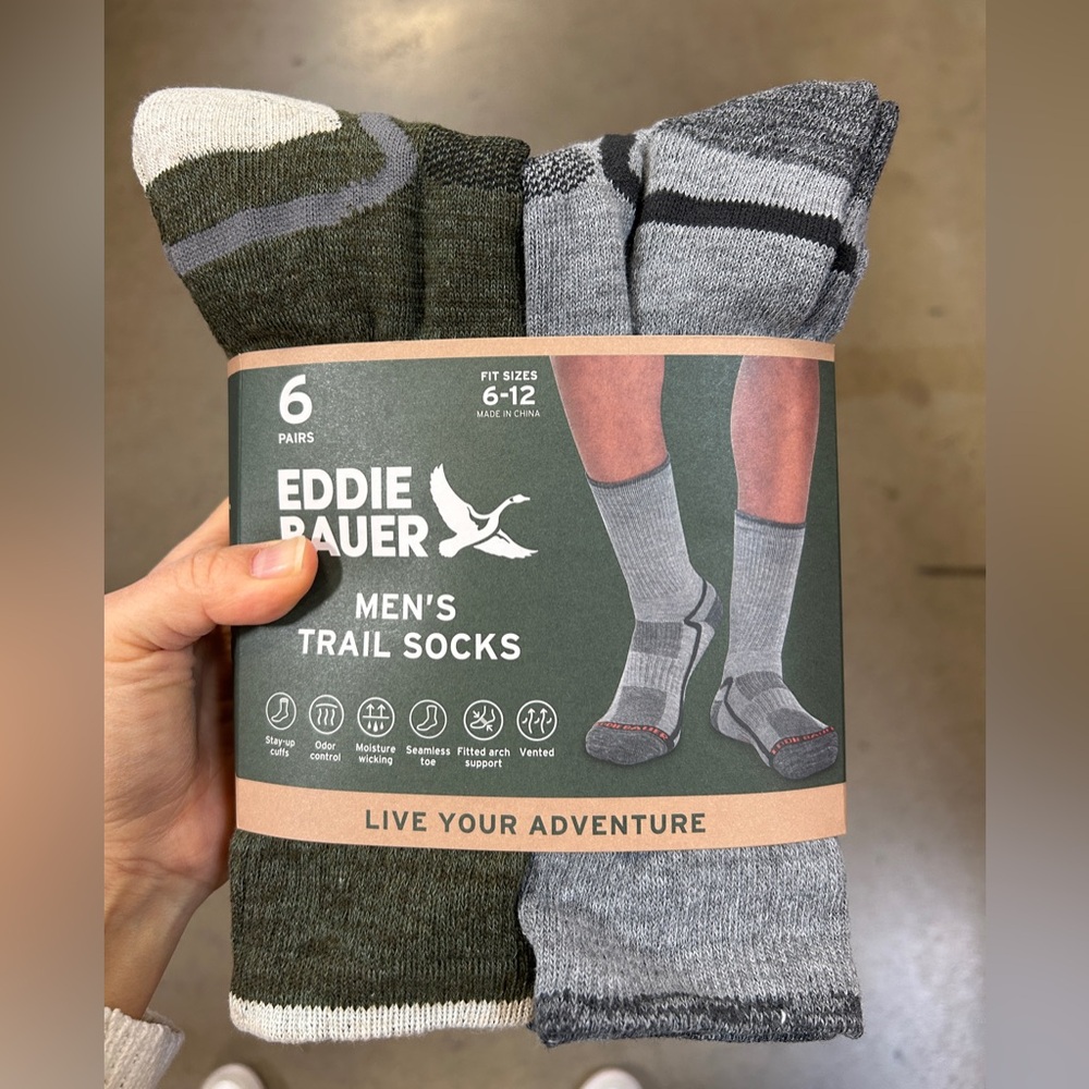 Eddie Bauer Men's Trail Socks